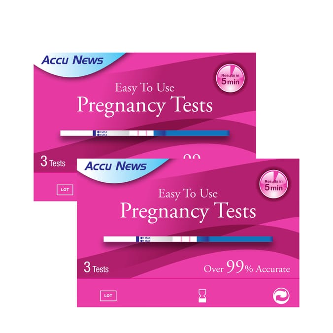 Pregnancy Tests 3 Pack | hCG Home Test | 99% Accurate | Results in 5 Minutes