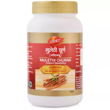 Yashtimadhu Mulethi churna Liquorice (Glycyrrhiza Glabra) Relieves acidity and heartburn 60