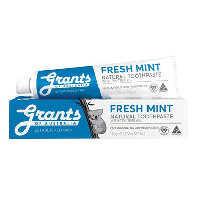 Fresh Mint Natural Toothpaste Natural Soothing Toothpaste Without Fluoride 110g