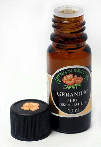 Organic GERANIUM (Pelargonium graveolens)essential oil 10ml
