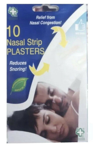 Nasal Congestion Relief Strip, 10 Plasters Reduces Snoring and relief nasal congestion