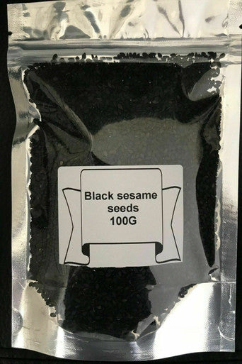 Sesamum indicum BLACK SESAME SEEDS KALA TIL 100G