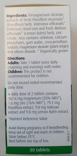 Passiflora Complex tablets Nervous system support
