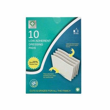 10 Low Adherent Dressing Pads 5cm*5cm
