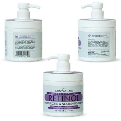 Retinol Moisturizing & Nourishing Cream Skin Care 16.9 OZ / 500 ML