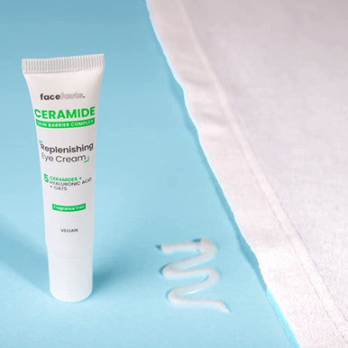 Ceramide Eye Cream, Replenishing Reduces Puffiness + Dark Circles - 15ml