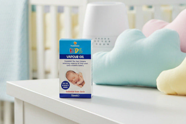 Kids vapour oil that help babies breathe more comfortably.