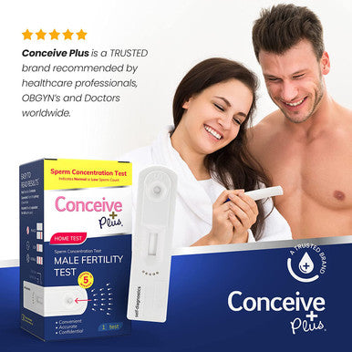 Male Fertility Test - Accurate Sperm Count Test - Discreet Mens Fertility Test for Home Use - Complete Sperm Test Kit with Instructions - Convenient, Easy to Use Fertility Test for Men