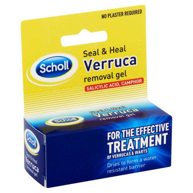 Seal & Heal Verruca Removal gel salicylic acid camphor by scholl 10ml