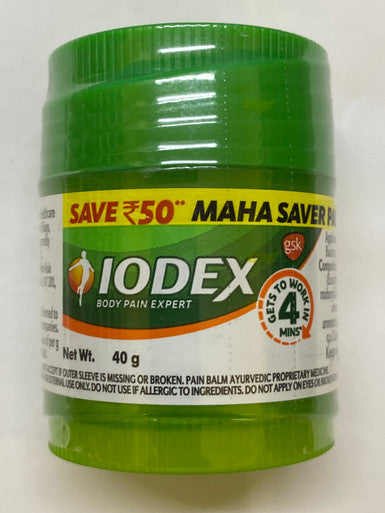 Original Iodex fast relief Pain Balm 40g