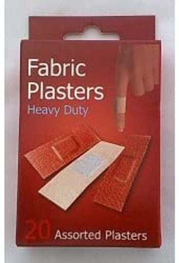 Fabric Plasters Heavy Duty - 20 Pcs