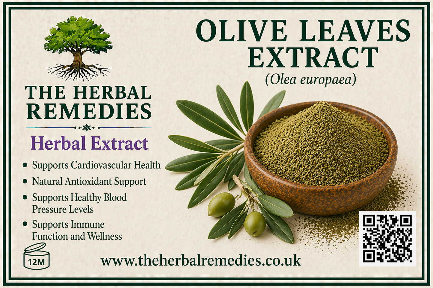 Olive Leaf Extract | Pure Herbal Powder
