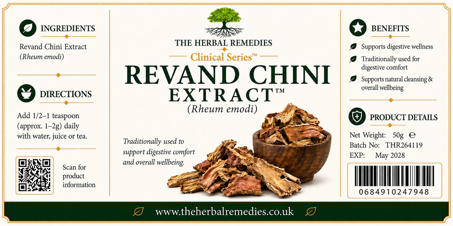 Revand Chini (Indian Rhubarb Root) β Traditional Digestive & Cleansing Herb