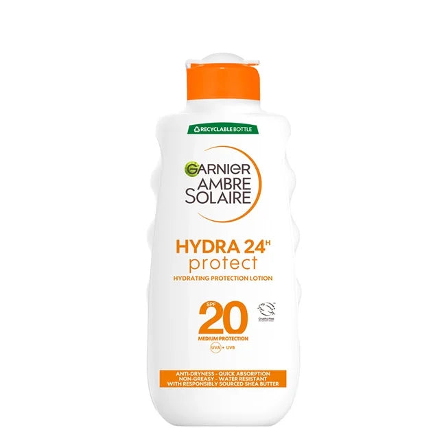 Garnier Ambre Solaire Hydra 24H Protect hydrating protection lotion 20 medium pretection UVA 200ml