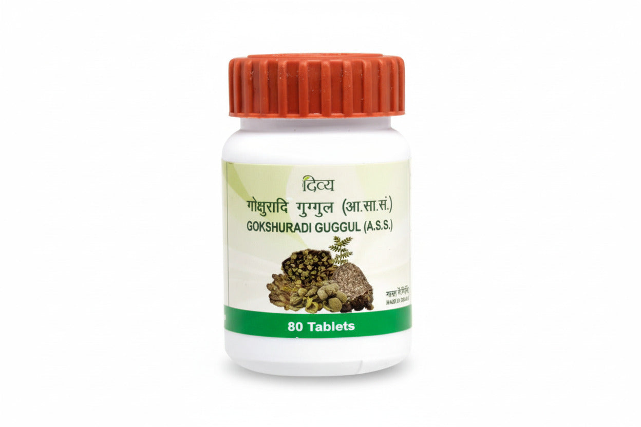 Gokshuradi Guggul 80 Tablets for kidney stones & Urinary Tract Health