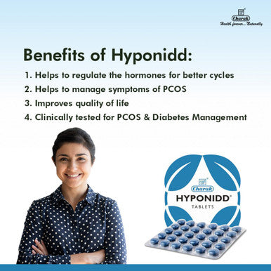 Hyponidd Tablets Natural Blood Sugar Control Strip Of 30 Tablets