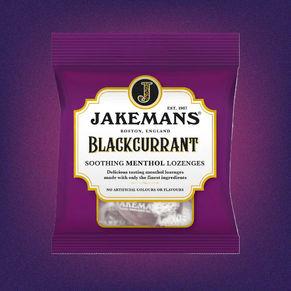 Jakemans Blackcurrent soothing menthol lozenges 73g