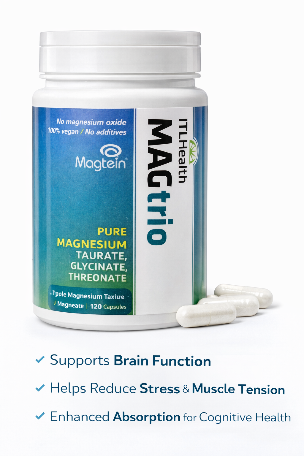 MAGtrio – Triple Magnesium Complex (Magtein®,