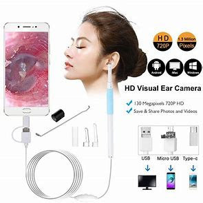 Smart Visual Ear Cleaner Ear Stick Endoscope Earpick Camera Otoscope Ear Cleaner Ear Wax Remover Ear Picker Earwax Removal Tool