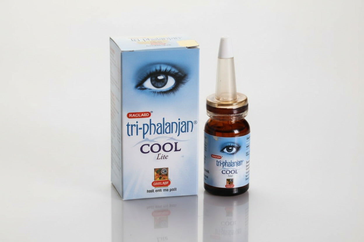 triphalanjan cool eye drops ayurvedic herbal eye care traditional formula