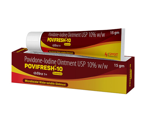 POVIFRESH-10 Povidone-Iodine Ointment USP 15g