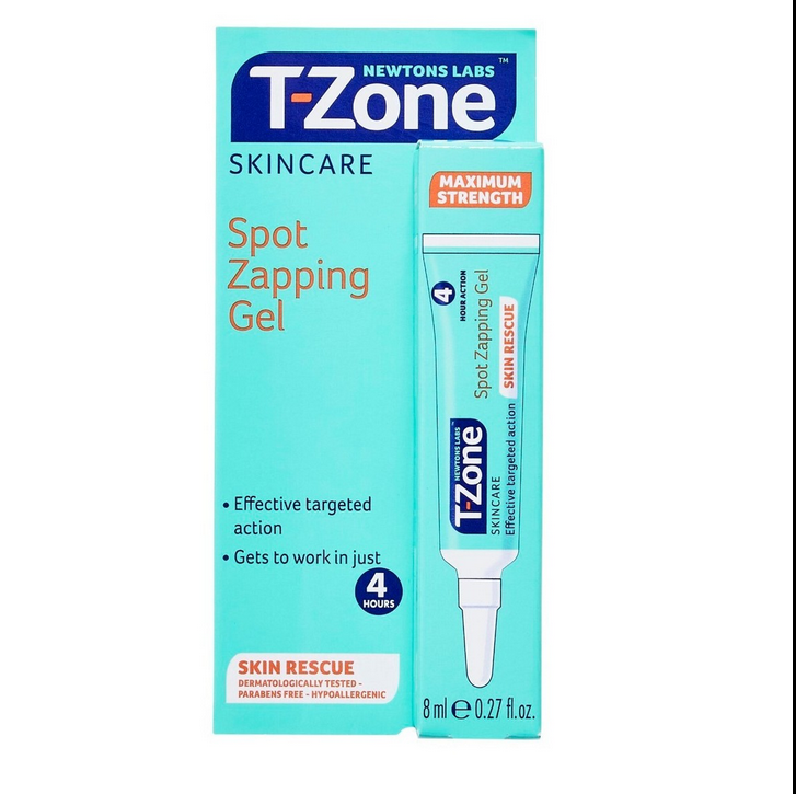 T-Zone Spot Zapping Gel packaging on a white background