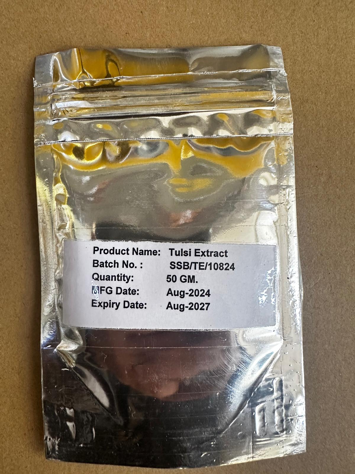 Tulsi extract (also known as Holy Basil) - 50g