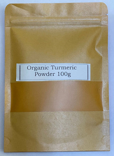 Organic Turmeric Powder (Tumeric) 100% Pure (Curcuma Longa) 100g