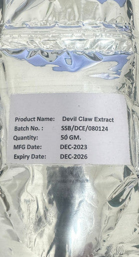 Devils claw / Harpagophytum procumbens Extract Powder 50g for arthritis