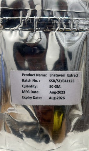 Shatavari or Asparagus racemosus Extract Powder 50g for PMS & Hormonal Balance