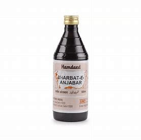 Sharbat Anjabar (500ml) HAMDARD Manage Internal Bleeding Due To Infections And Inflammation