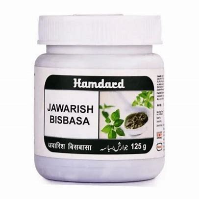 Jawarish Bisbasa is a Unani herbal formulation used for digestive health 125g hamdard