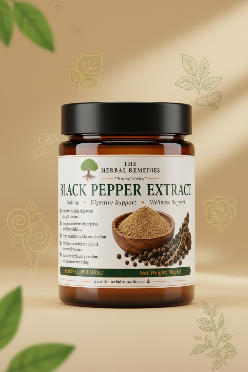 Black Pepper Extract | Nutrient Absorption, Digestive Health & Bioavailability Support