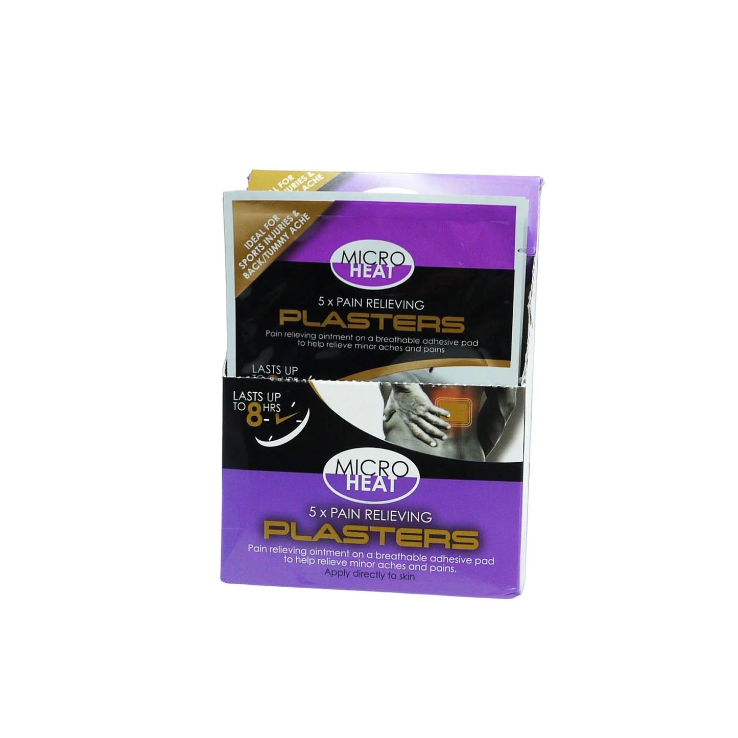 Micro heat pain 5x pain relieving plasters