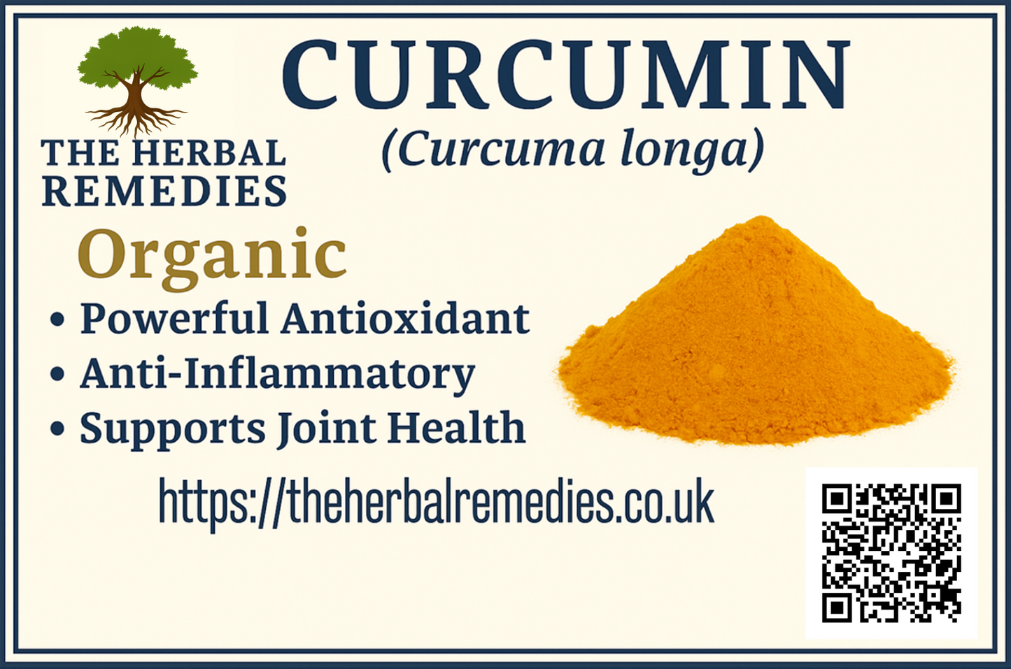 Curcumin Extract (from Turmeric) - 50g