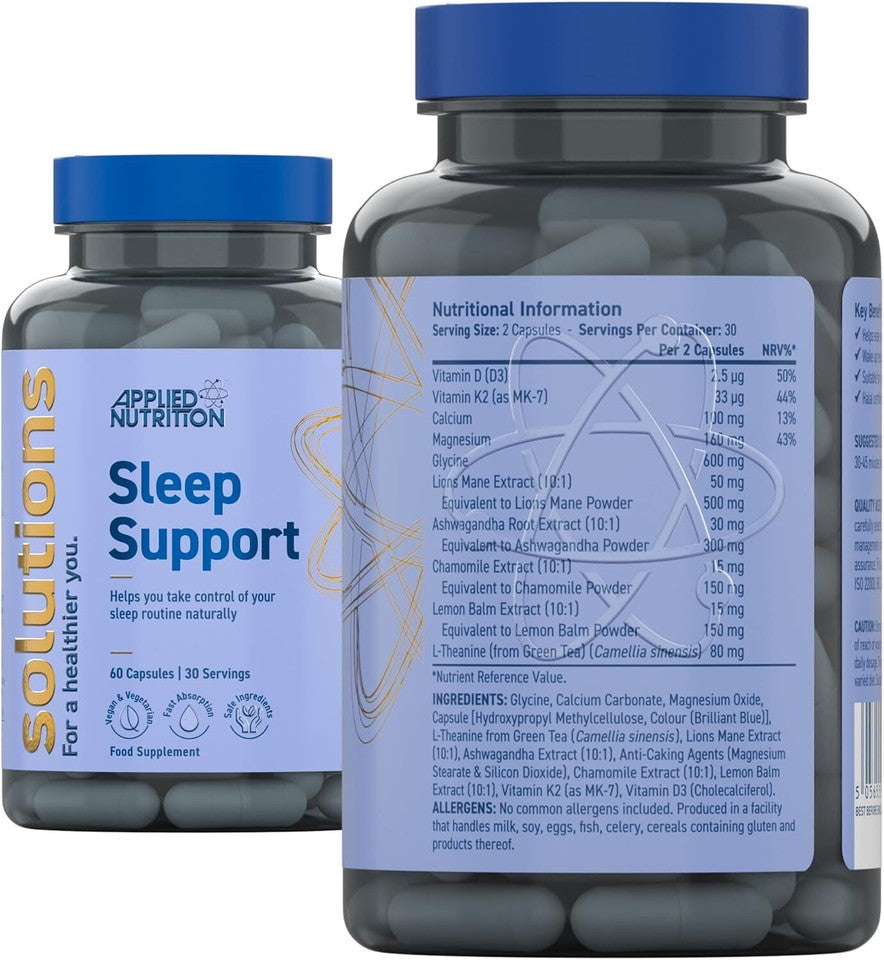 Sleep Support Capsules (60 Capsules) Rejuvenating sleep