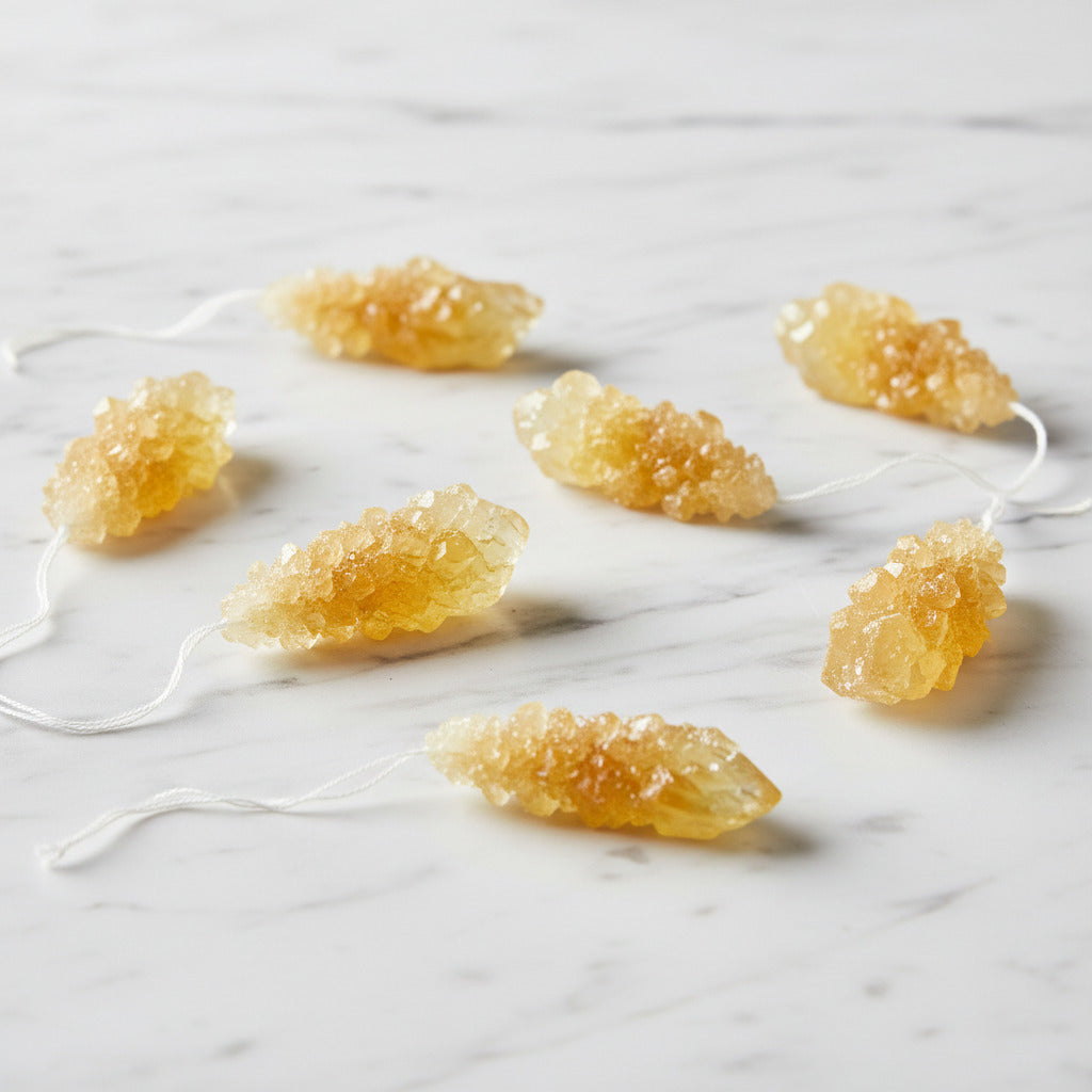 Dhaga Misree (Threaded Rock Sugar) candy with saffron 100g