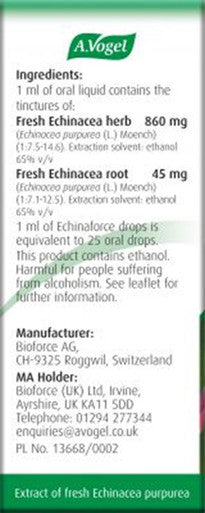 Echinaforce 15 ml symptomatic relief of colds, influenza THR 20894/0062