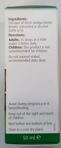 ginkgo biloba 50 ml