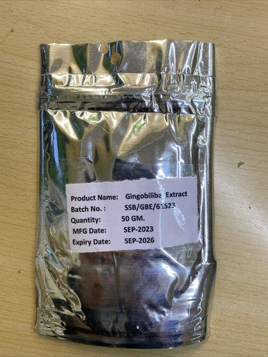 Ginko Biloba gingobiliba 100% purified extract powder 100g