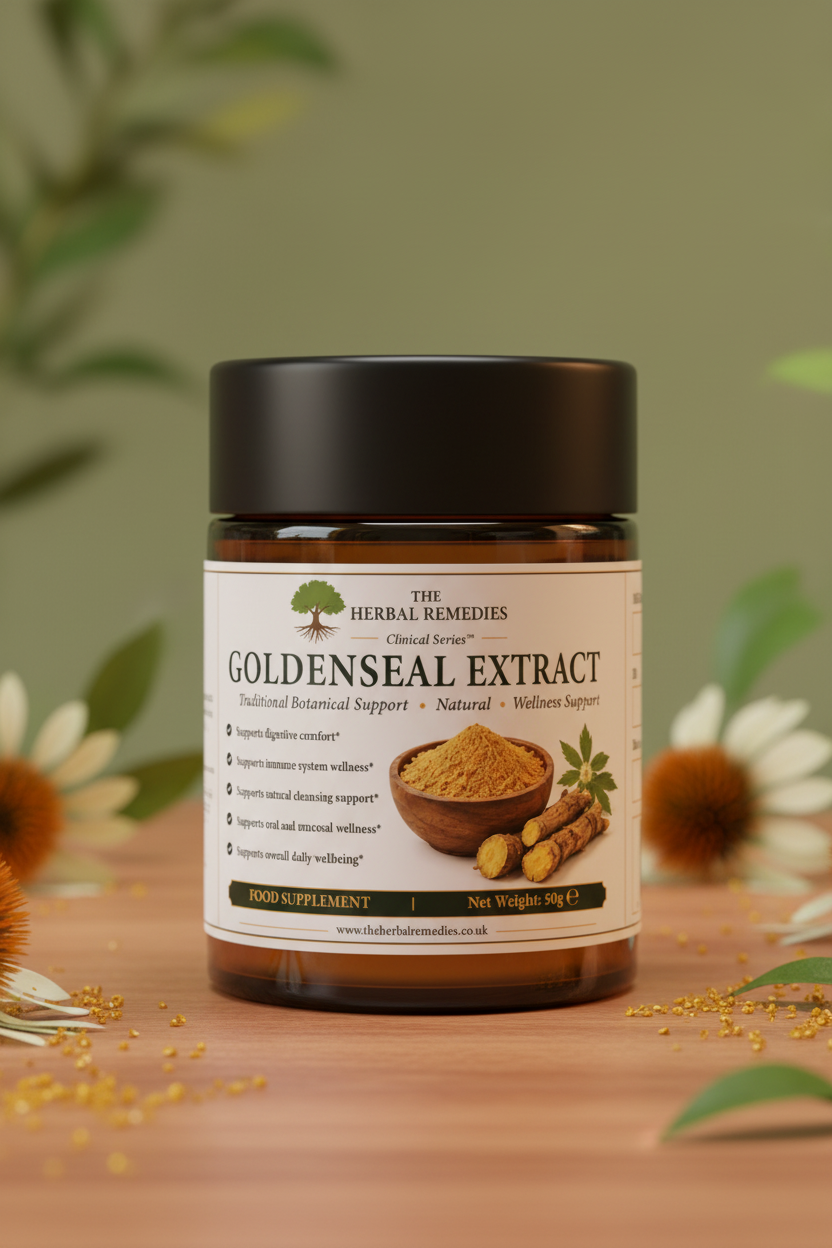 Goldenseal Root Extract Powder – Hydrastis canadensis –