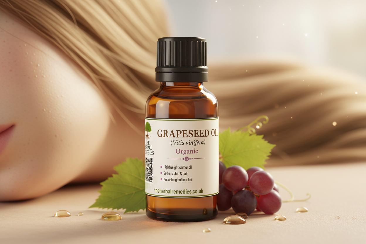 Grapeseed Oil | Vitis vinifera Carrier Oil for Skin, Hair & Massage