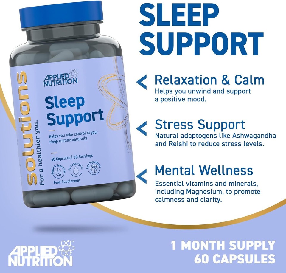 Sleep Support Capsules (60 Capsules) Rejuvenating sleep