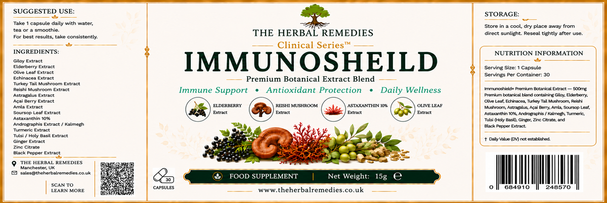 Immunosheild® – Premium Botanical Extract Blend | Immune Support & Antioxidant Protection