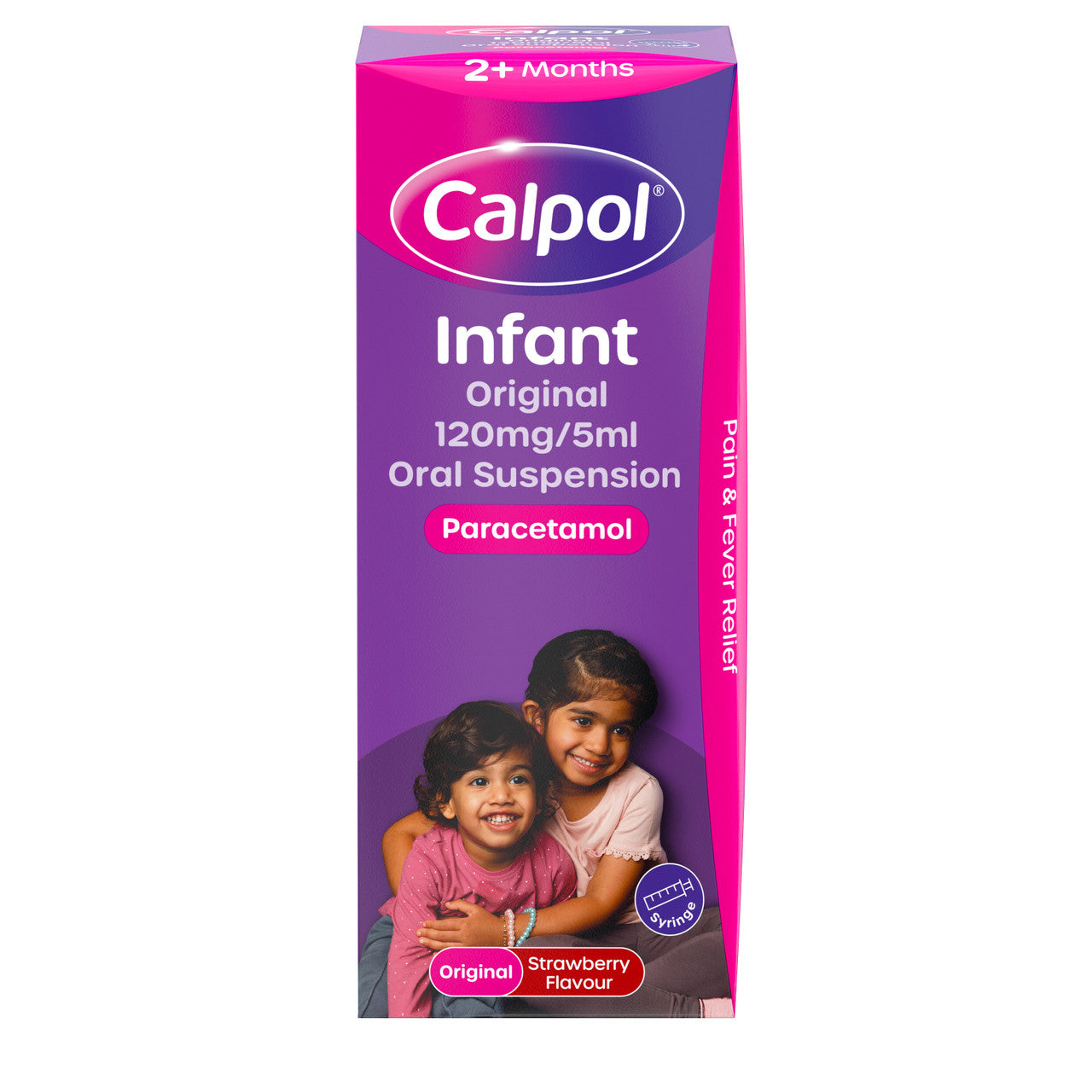 Calpol Infant Suspension Strawberry – Paracetamol for Babies & Children (100ml)