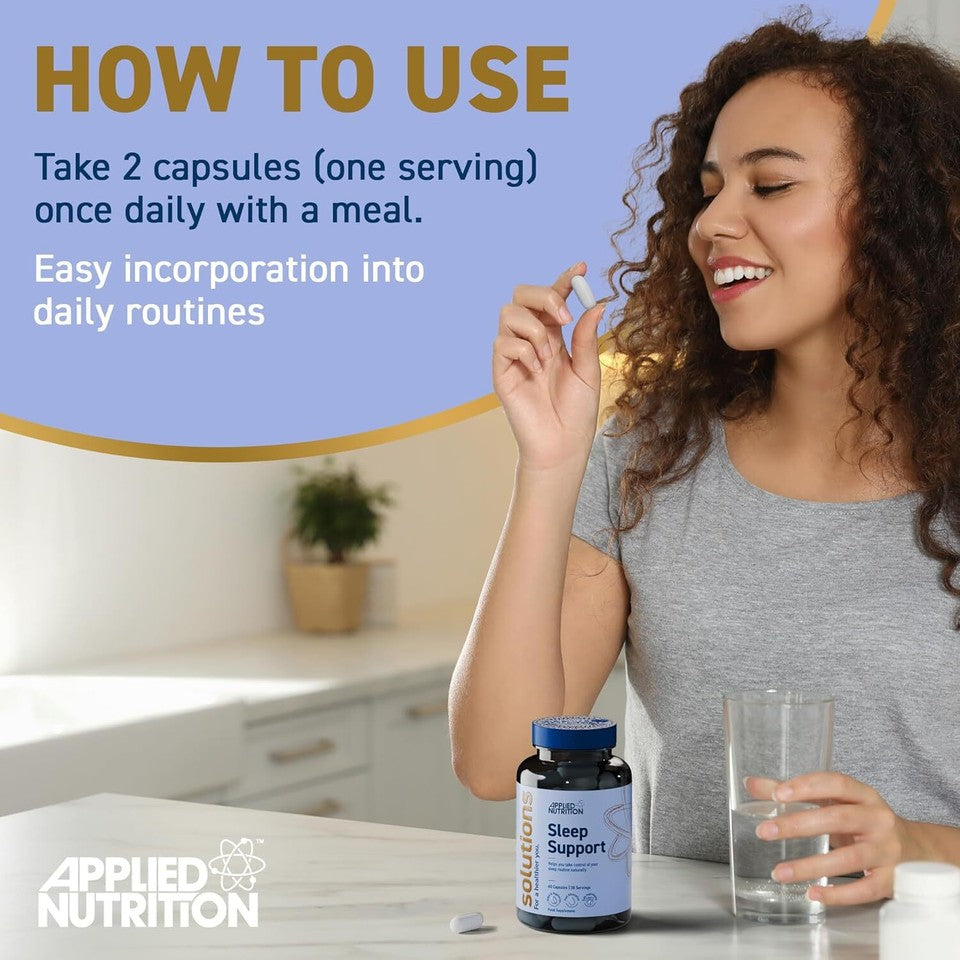 Sleep Support Capsules (60 Capsules) Rejuvenating sleep
