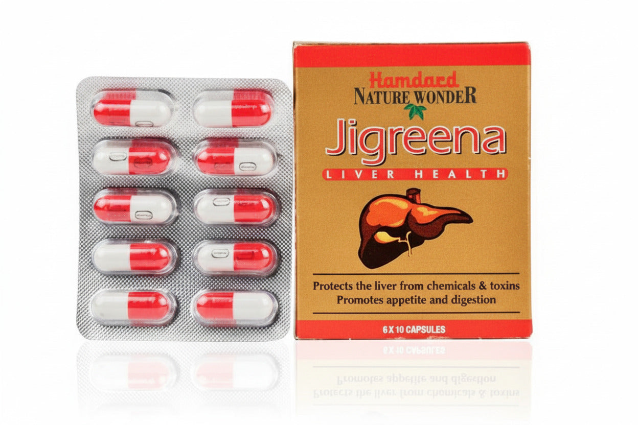 Jigreena capsules Improves digestion, appetite, Liver 60