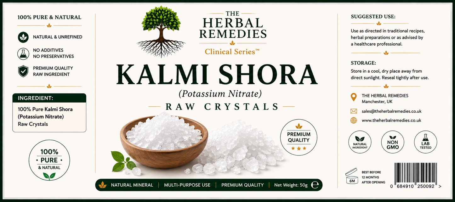 Kalmi Shora (Potassium Nitrate) | Raw Crystals |