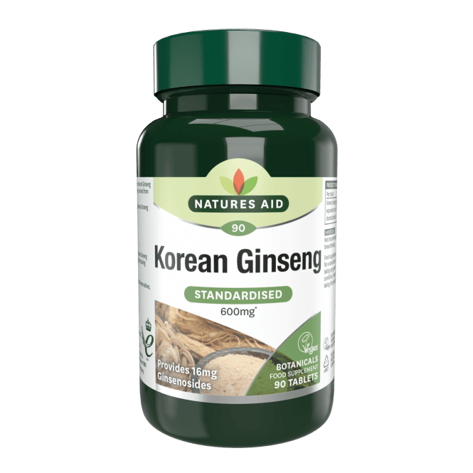 Korean Ginseng 90 tablets boost energy, mental focus, and overall vitality.