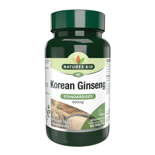 Korean Ginseng 90 tablets boost energy, mental focus, and overall vitality.